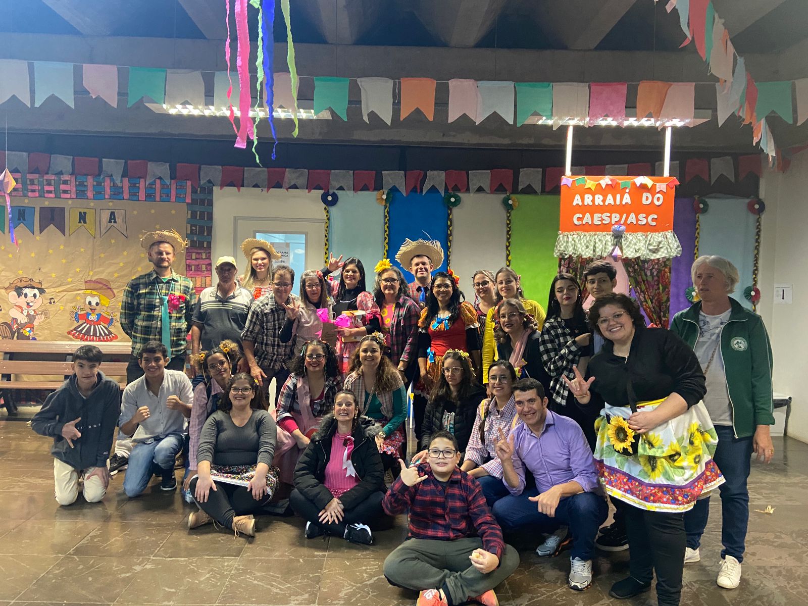 ASC e CAESP realizam festa Julina para alunos da intituição